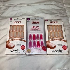 Kiss Nails (3 Pack Bundle) 💅🏾